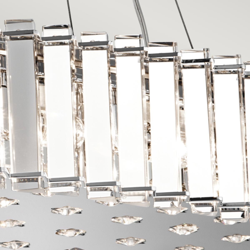 Kichler - Candeeiro suspenso para casa de banho LED CRYSTAL SKYE 12xG9/3W/230V IP44