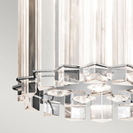 Kichler - Candeeiro suspenso para casa de banho LED CRYSTAL SKYE 2xG9/3W/230V IP44