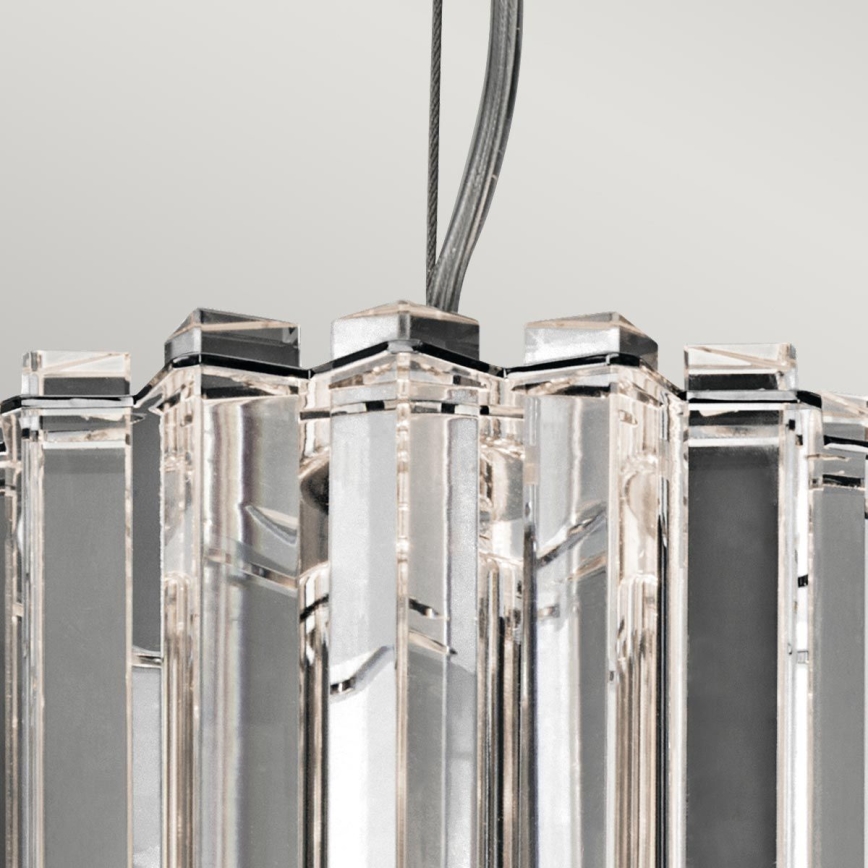 Kichler - Candeeiro suspenso para casa de banho LED CRYSTAL SKYE 2xG9/3W/230V IP44