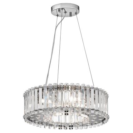 Kichler - Candeeiro suspenso para casa de banho LED CRYSTAL SKYE 6xG9/3W/230V IP44