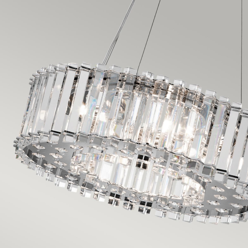Kichler - Candeeiro suspenso para casa de banho LED CRYSTAL SKYE 6xG9/3W/230V IP44