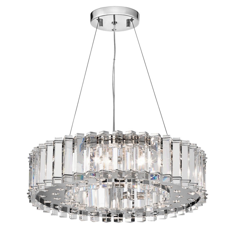 Kichler - Candeeiro suspenso para casa de banho LED CRYSTAL SKYE 8xG9/3W/230V IP44