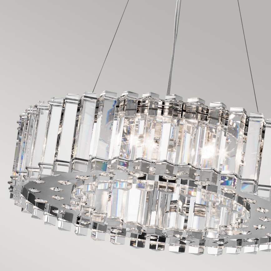 Kichler - Candeeiro suspenso para casa de banho LED CRYSTAL SKYE 8xG9/3W/230V IP44