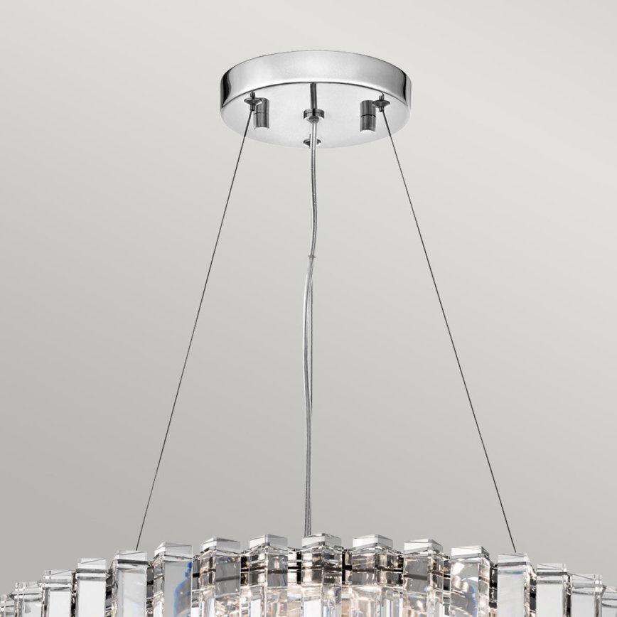 Kichler - Candeeiro suspenso para casa de banho LED CRYSTAL SKYE 8xG9/3W/230V IP44