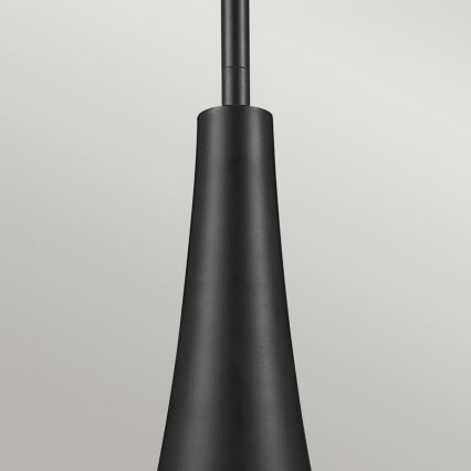 Kichler - Lustre em haste DEELA 1xE27/60W/230V Ø 17,8 cm preto