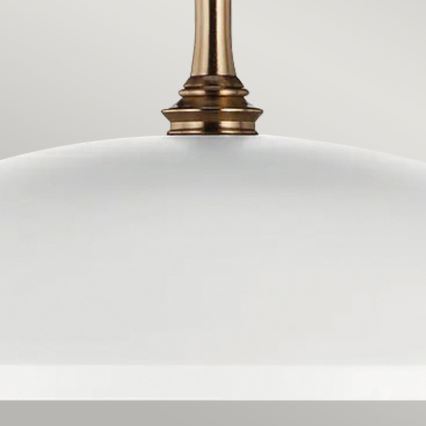 Kichler - Candeeiro suspenso DELAROSA 1xE27/60W/230V branco/latão