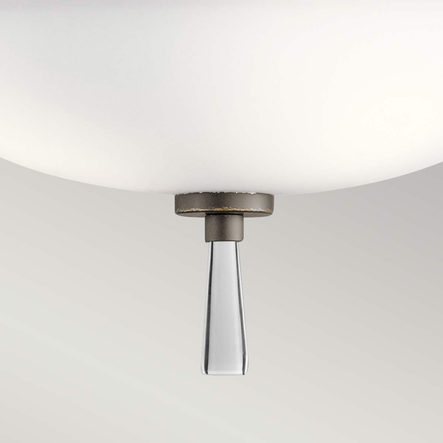 Kichler - Candeeiro integrado DREYFUS 3xE27/60W/230V bronze