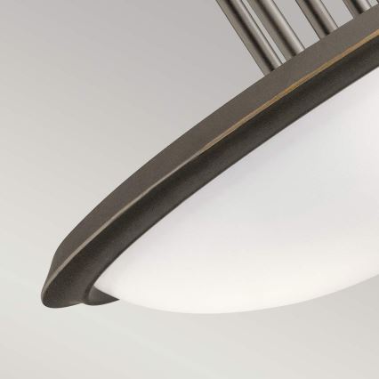 Kichler - Candeeiro integrado DREYFUS 3xE27/60W/230V bronze