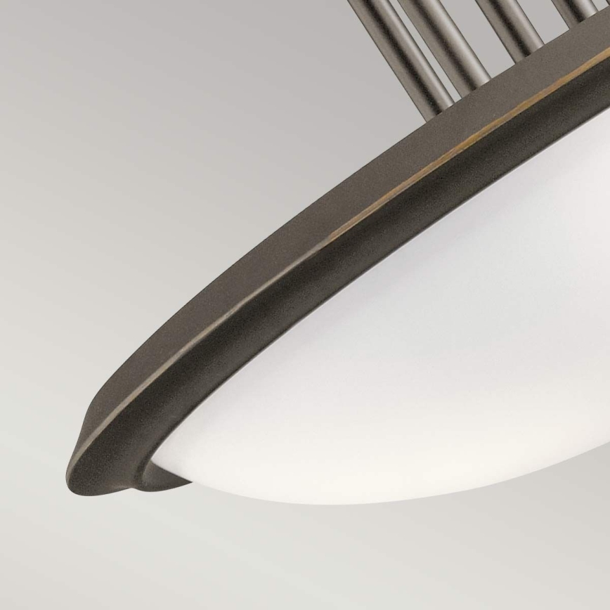 Kichler - Candeeiro integrado DREYFUS 3xE27/60W/230V bronze