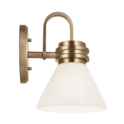 Kichler - Candeeiro de parede LED para casa de banho FARUM 1xG9/3W/230V IP44 latão