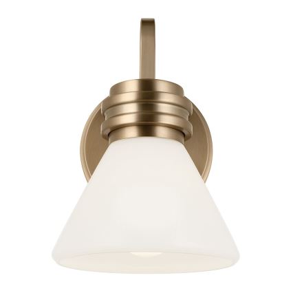 Kichler - Candeeiro de parede LED para casa de banho FARUM 1xG9/3W/230V IP44 latão