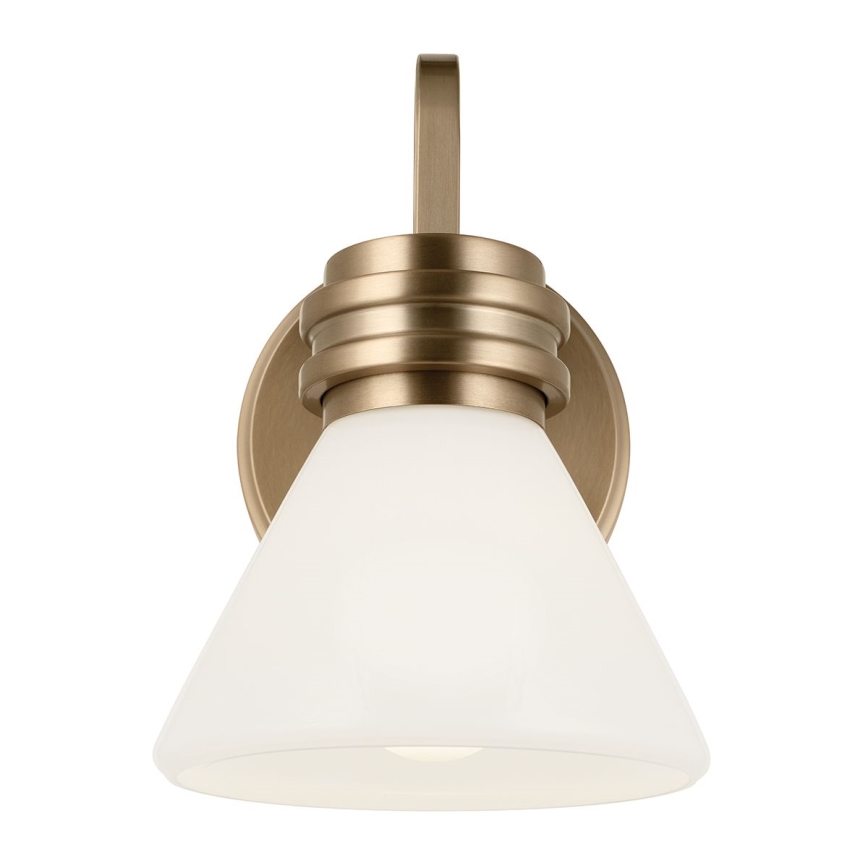 Kichler - Candeeiro de parede LED para casa de banho FARUM 1xG9/3W/230V IP44 latão