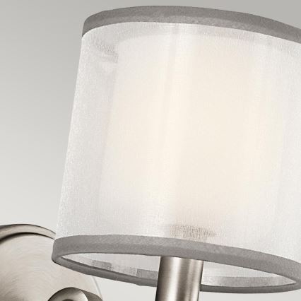 Kichler - Aplique de parede LACEY 1xE14/40W/230V, cromo fosco