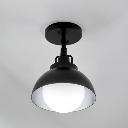 Kichler - Candeeiro de parede NIVA 1xE27/40W/230V preto