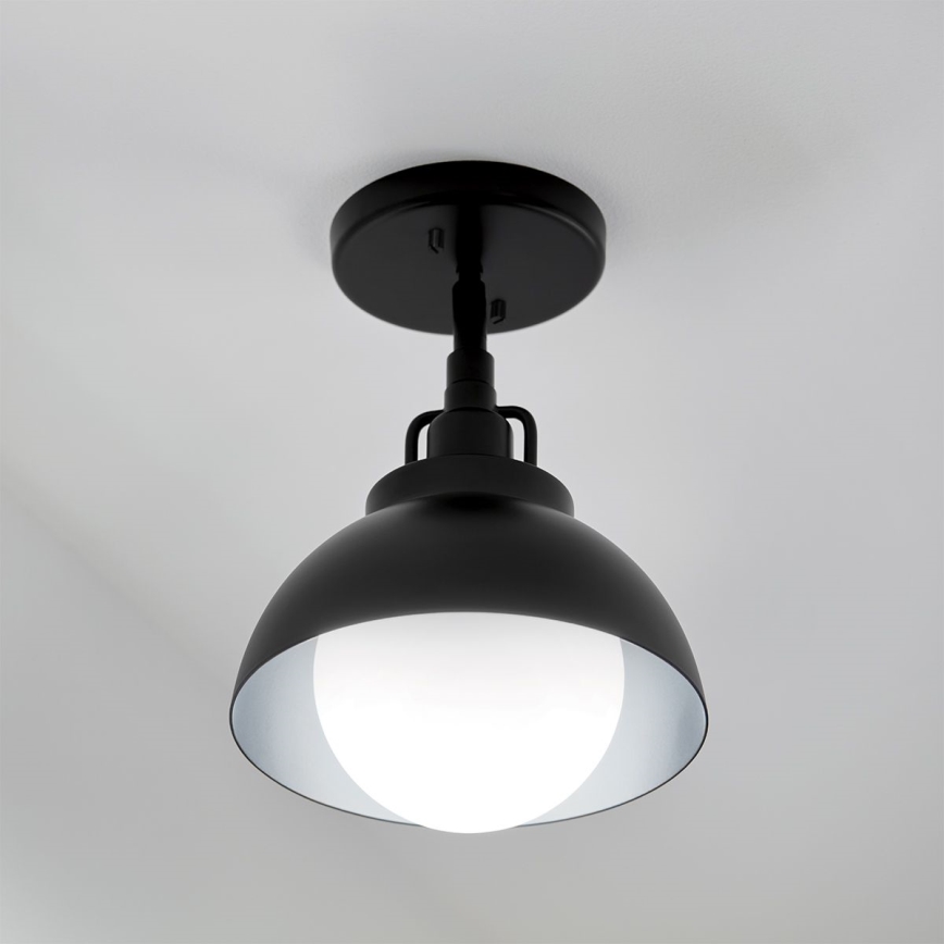 Kichler - Candeeiro de parede NIVA 1xE27/40W/230V preto