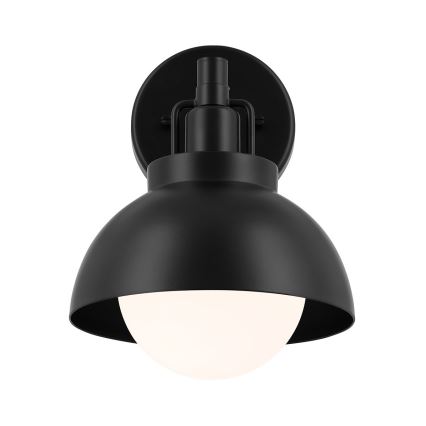 Kichler - Candeeiro de parede NIVA 1xE27/40W/230V preto