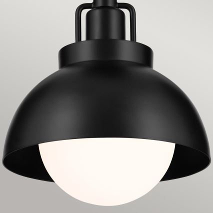 Kichler - Candeeiro de parede NIVA 1xE27/40W/230V preto
