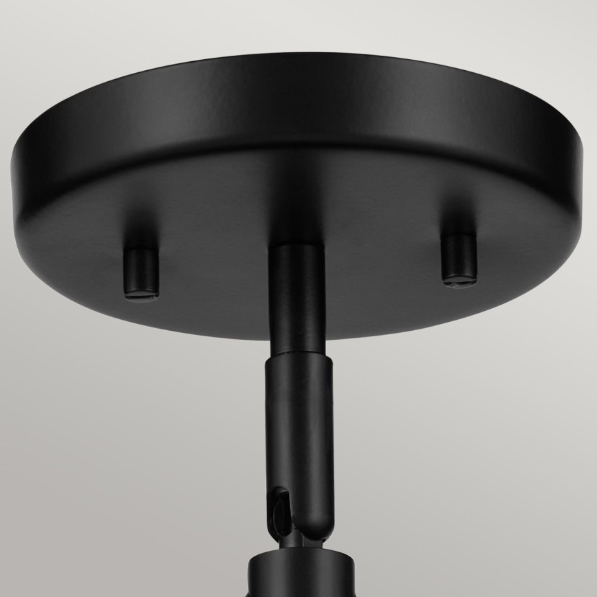 Kichler - Candeeiro de parede NIVA 1xE27/40W/230V preto