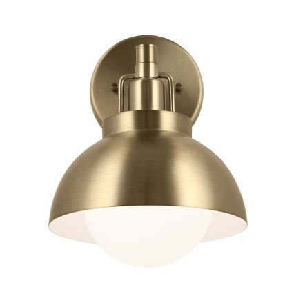Kichler - Candeeiro de parede NIVA 1xE27/40W/230V latão