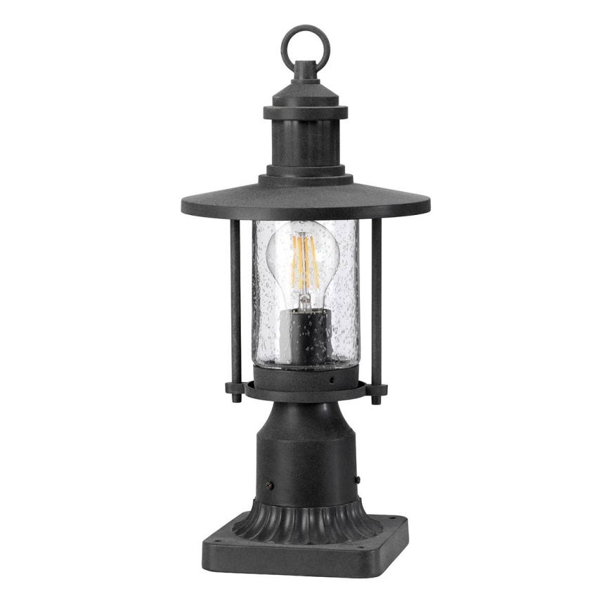 Kichler - Candeeiro exterior RIVERWOOD 1xE27/60W/230V IP44 preto