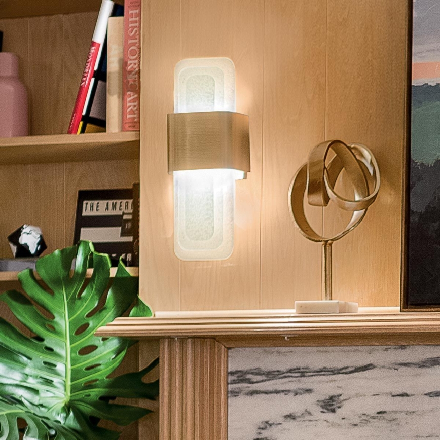 Kichler - Iluminação de parede LED SERENE LED/16W/230V latão