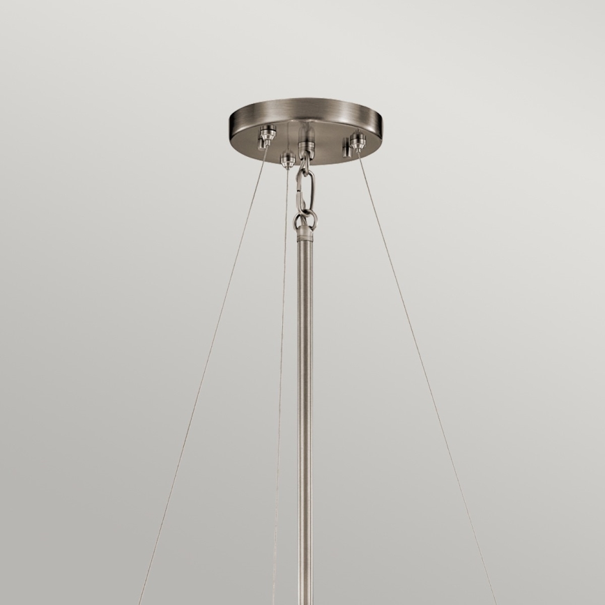 Kichler - Candeeiro suspenso SILVER CORAL 3xE27/100W/230V cromado mate