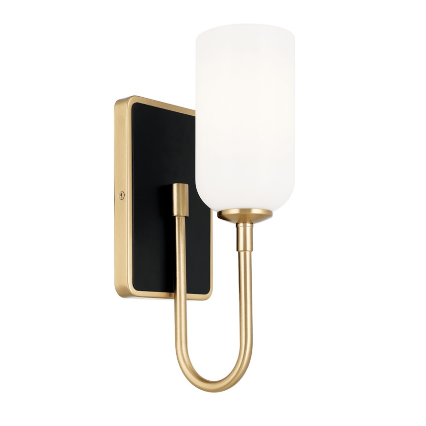 Kichler - Candeeiro LED para casa de banho SOLIA 1xG9/3W/230V IP44, dourado