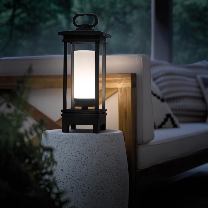 Kichler - Candeeiro de mesa LED com colunas SOUTH HOPE LED/3W/230V IP44