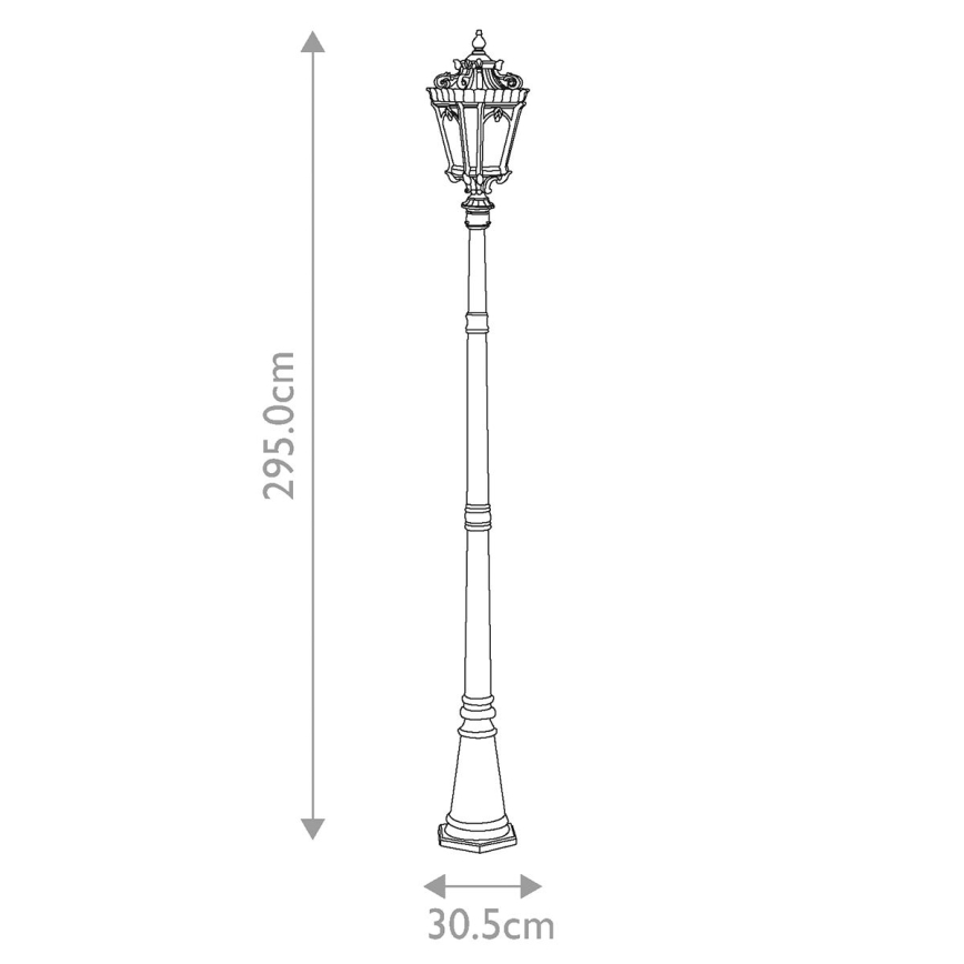 Kichler - Candeeiro exterior TOURNAI 3xE14/60W/230V IP44