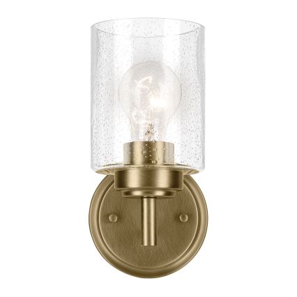 Kichler - Candeeiro de parede WINSLOW 1xE27/60W/230V latão