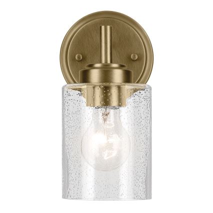 Kichler - Candeeiro de parede WINSLOW 1xE27/60W/230V latão