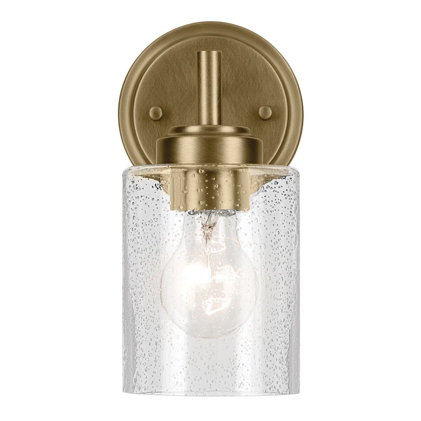 Kichler - Candeeiro de parede WINSLOW 1xE27/60W/230V latão