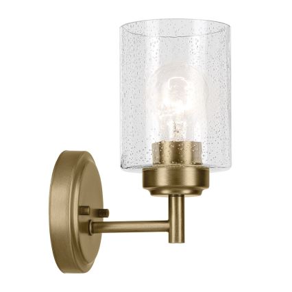 Kichler - Candeeiro de parede WINSLOW 1xE27/60W/230V latão