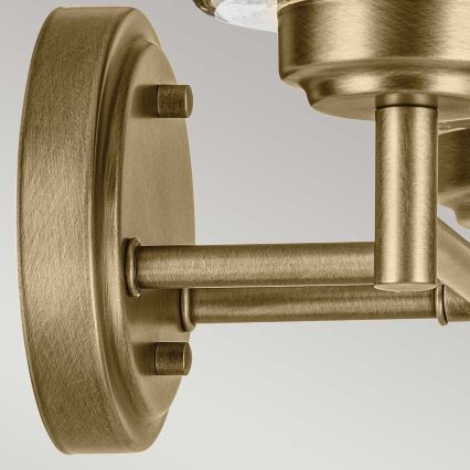 Kichler - Candeeiro de parede WINSLOW 2xE27/60W/230V latão