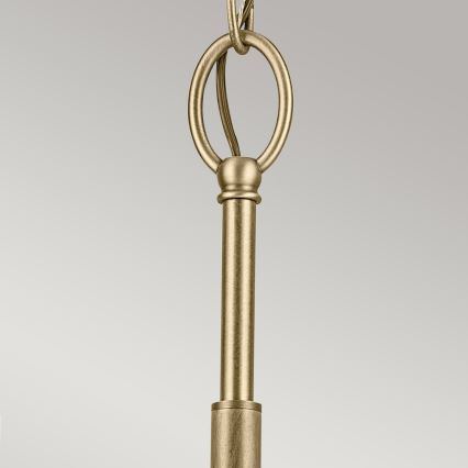 Kichler - Candeeiro suspenso WINSLOW 3xE27/60W/230V diâmetro 45,8 cm latão