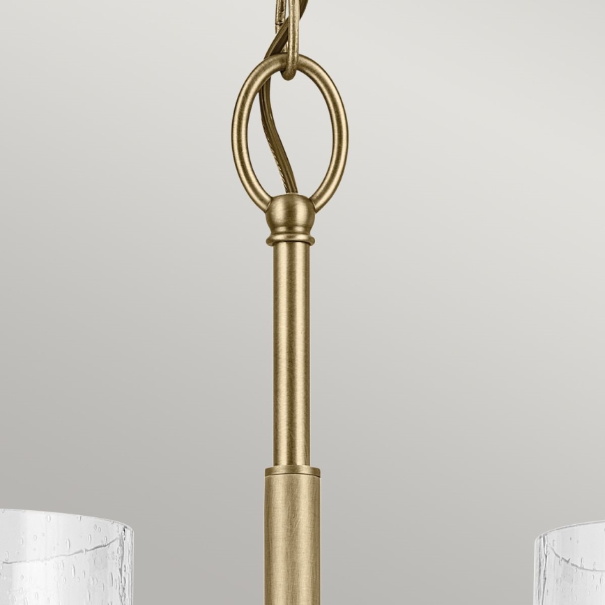 Kichler - Candeeiro suspenso WINSLOW 5xE27/60W/230V diâmetro 50,2 cm latão