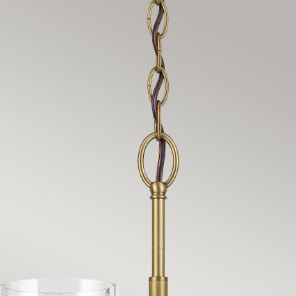 Kichler - Candeeiro suspenso WINSLOW 6xE27/60W/230V diâmetro 66 cm latão