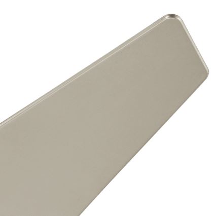 Kichler - Ventoinha de teto LED com regulação JADE LED/18W/230V prateado + comando