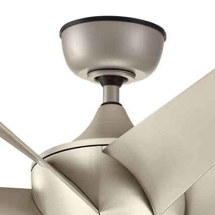 Kichler - Ventoinha de teto LEHR IP44 diâmetro 137 cm + comando