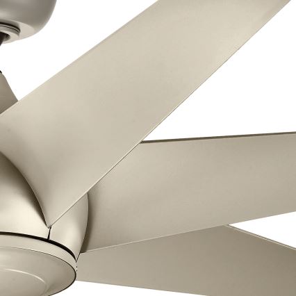 Kichler - Ventoinha de teto LEHR IP44 diâmetro 137 cm + comando