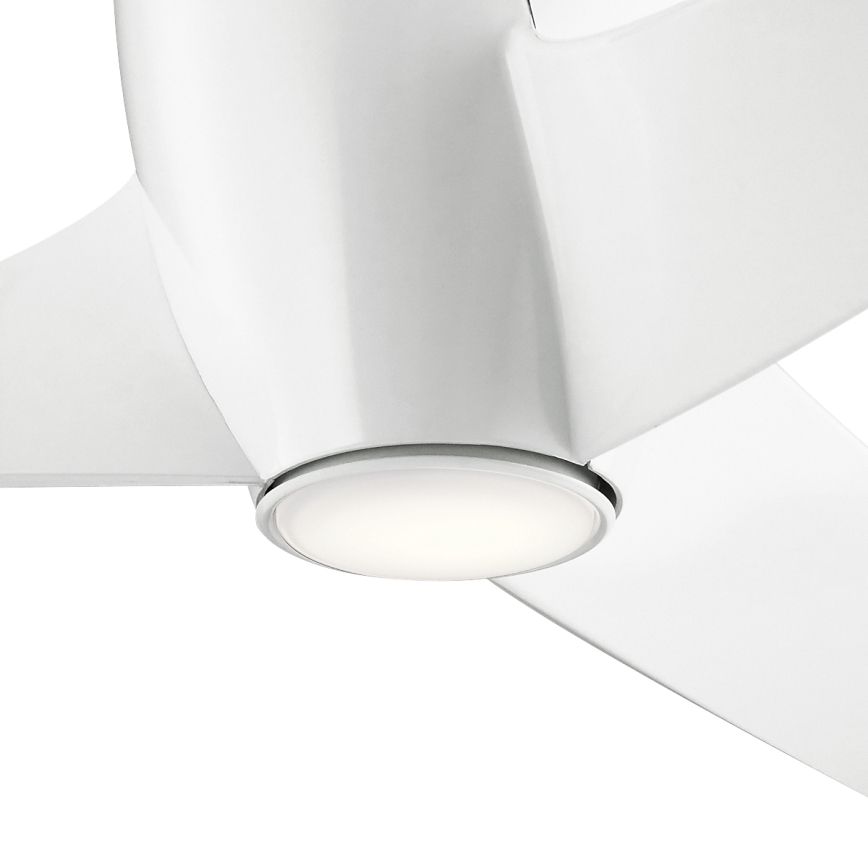 Kichler - Ventoinha de teto LED com regulação PHREE LED/10W/230V branco + comando