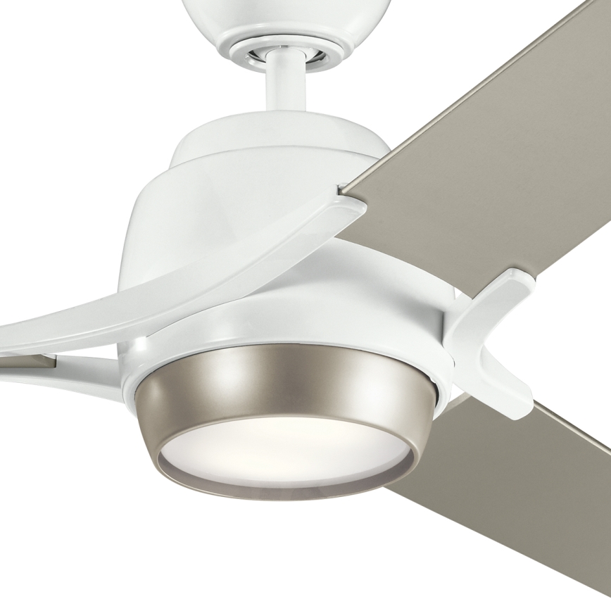 Kichler - Ventoinha de teto LED com regulação ZEUS LED/10W/230V + comando
