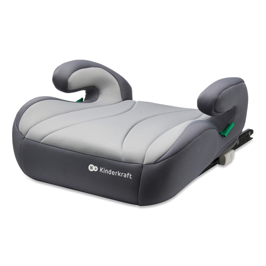 KINDERKRAFT - Assento de elevação para automóvel I-BOOST i-Tamanho 135-150 cm cinzento