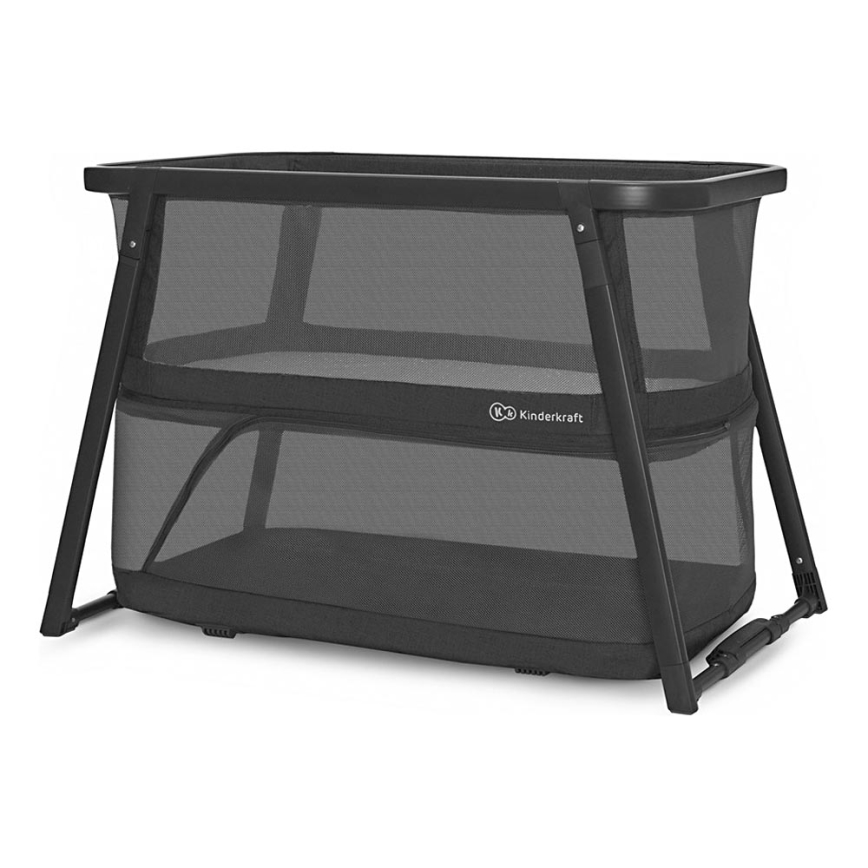 KINDERKRAFT - Berço de viagem 4em1 SOFI PLUS cinzento escuro