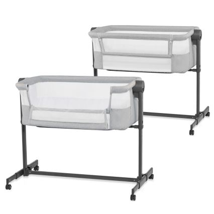 KINDERKRAFT - Berço NESTE UP2 para bebé, cinzento claro