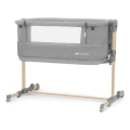 KINDERKRAFT - Berço para bebés NESTE GROW cinzento claro