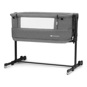 KINDERKRAFT - Berço para bebés NESTE GROW cinzento escuro
