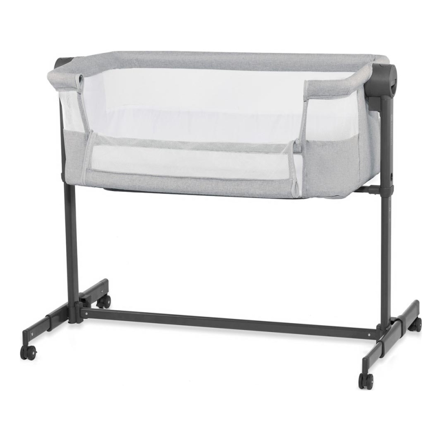KINDERKRAFT - Berço para bebés NESTE UP 2 cinzento claro