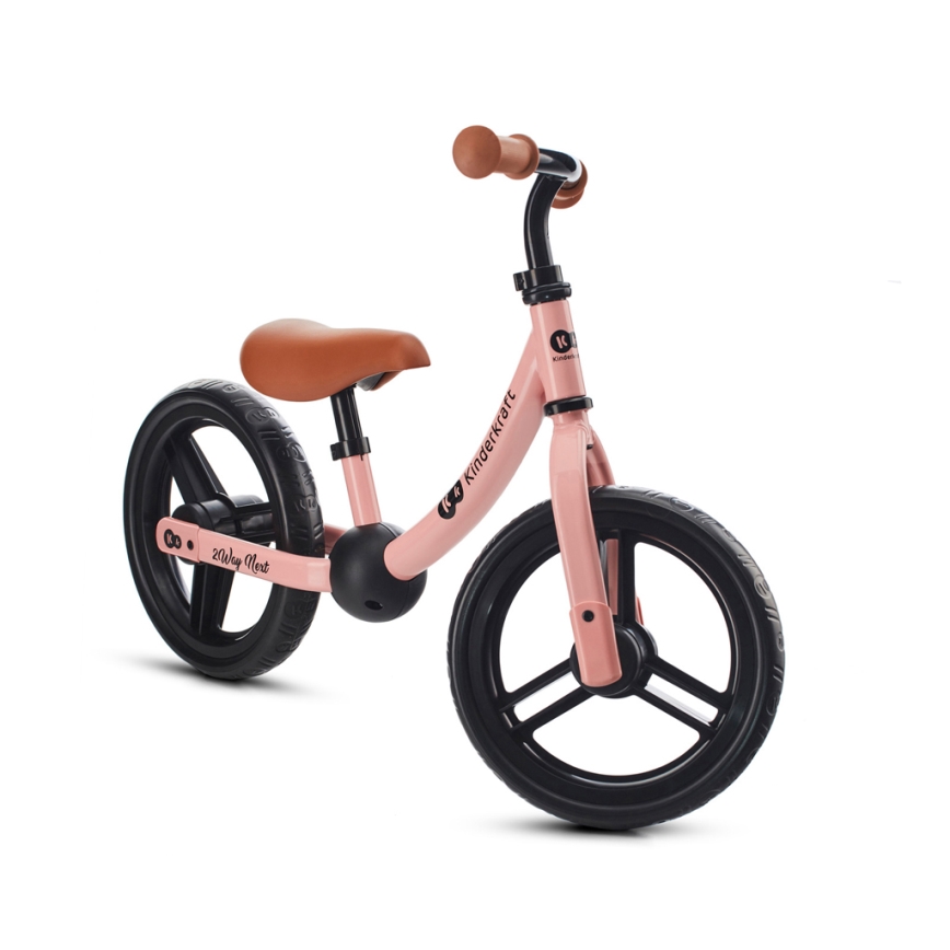KINDERKRAFT - Bicicleta de empurrar 2WAY NEXT rosa