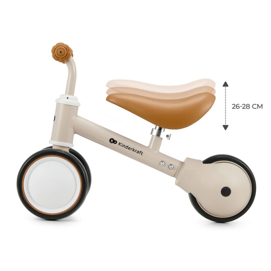 KINDERKRAFT - Bicicleta de empurrar CUTIE bege